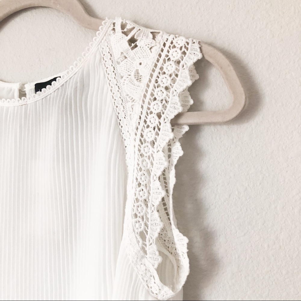 Laundry by Shelli Segal lace white blouse - Picture 2 of 9